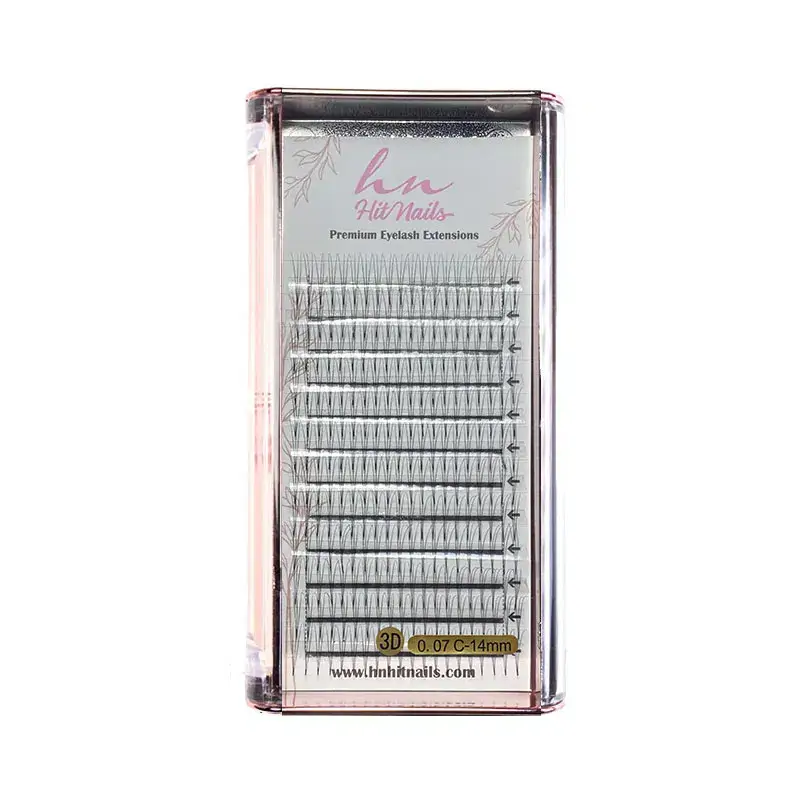 Cils 3D/Russes C 0,07 x 14mm en éventail