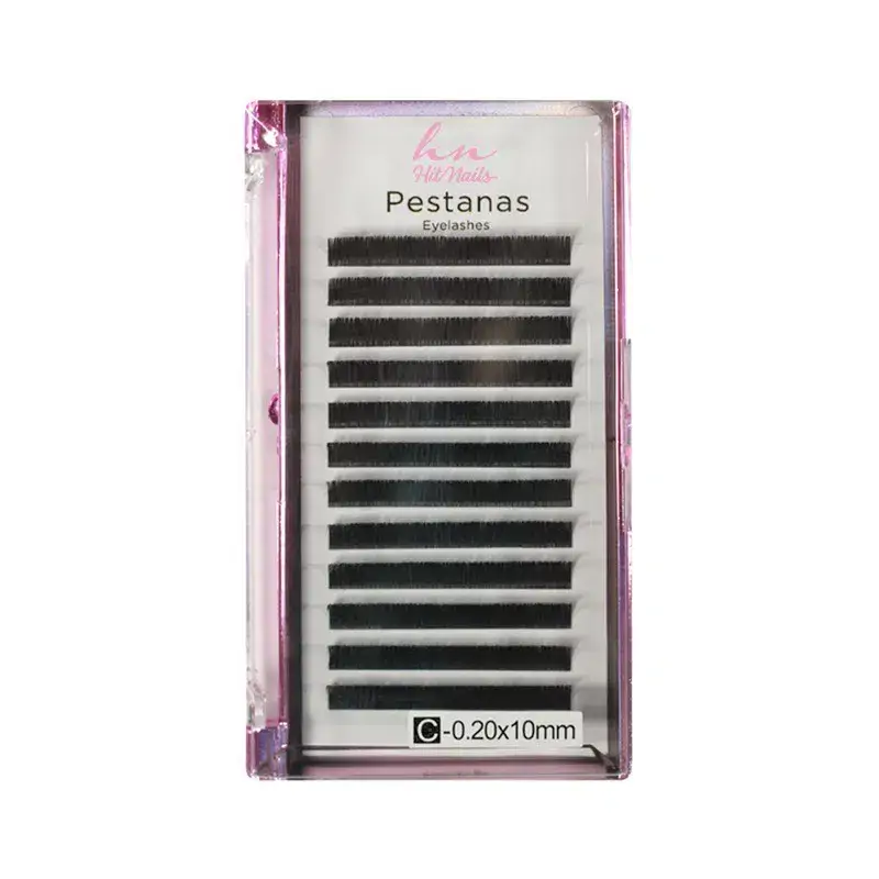Cils One by One C 0,20 10mm en Boîte 12 rangées