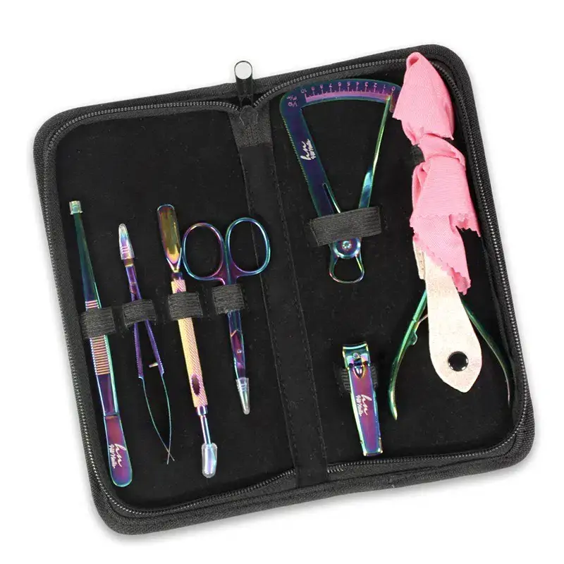 Nail Designer Pro Werkzeug Set Etui 7 Teile