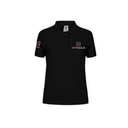 Damen-Poloshirt Schwarz - L