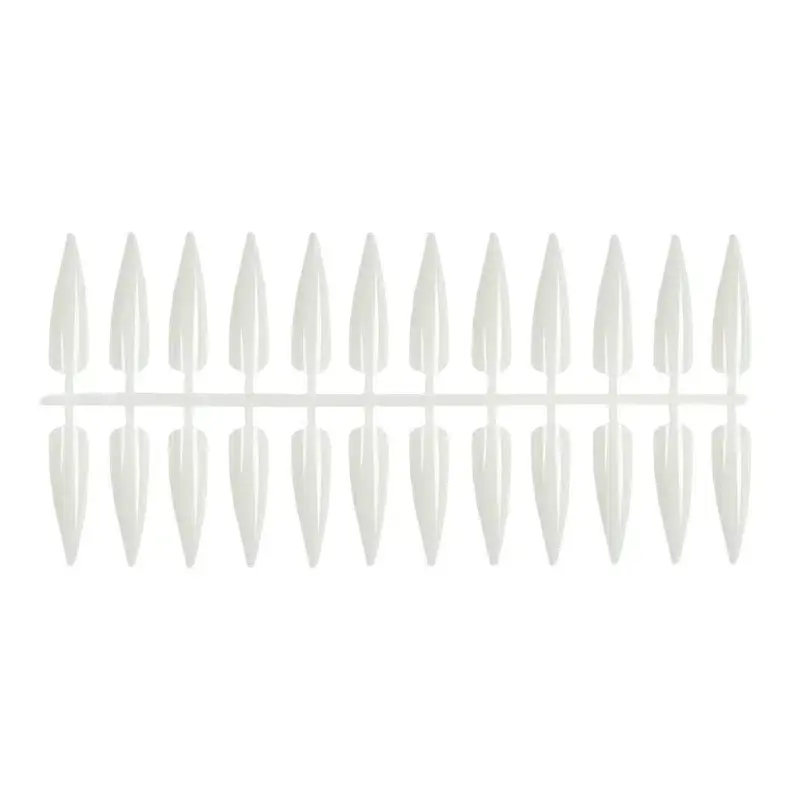 Tips per Nail Art "Stiletto" Naturali in Barra 120pz