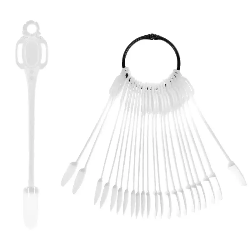 Muestrario 24 Tips en Anilla Oval Clear - Md.