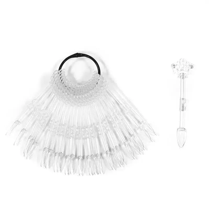 24 Tips Display Ring Oval Clear - Ch.