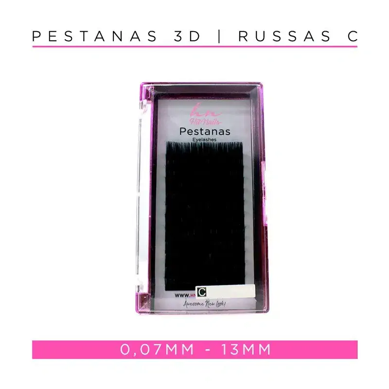 Ciglia 3D/Russe C 0,07mm 13mm