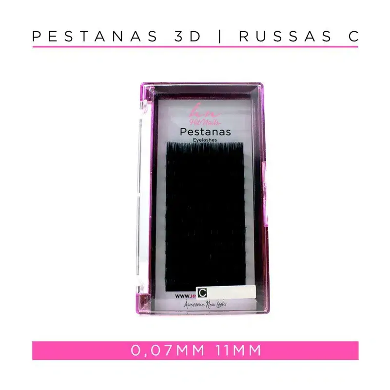 Ciglia 3D/Russe C 0,07mm 11mm