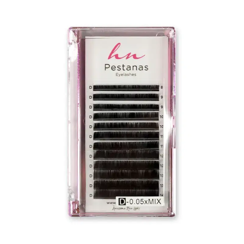 Cils 3D/Russes D 0,05mm Mix en Boîte 12 Rangées