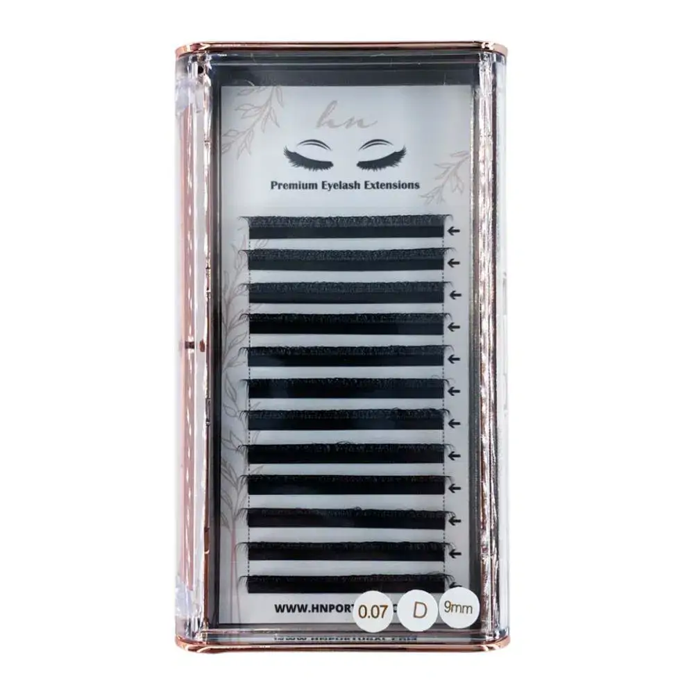 3D/Russische D Wimpern 0,07mm 9mm - Type W