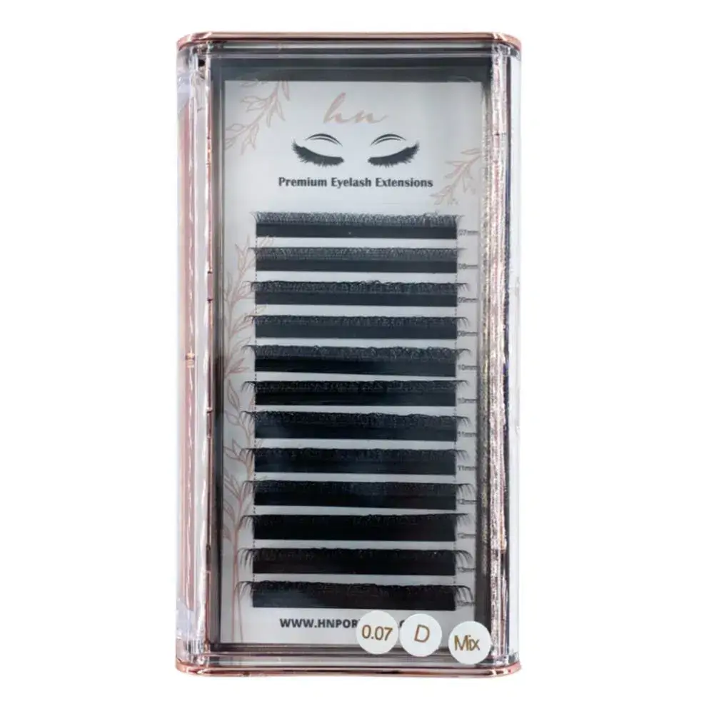 Ciglia 3D/Russe D 0,07mm Mix (7 a 13mm) - Type W