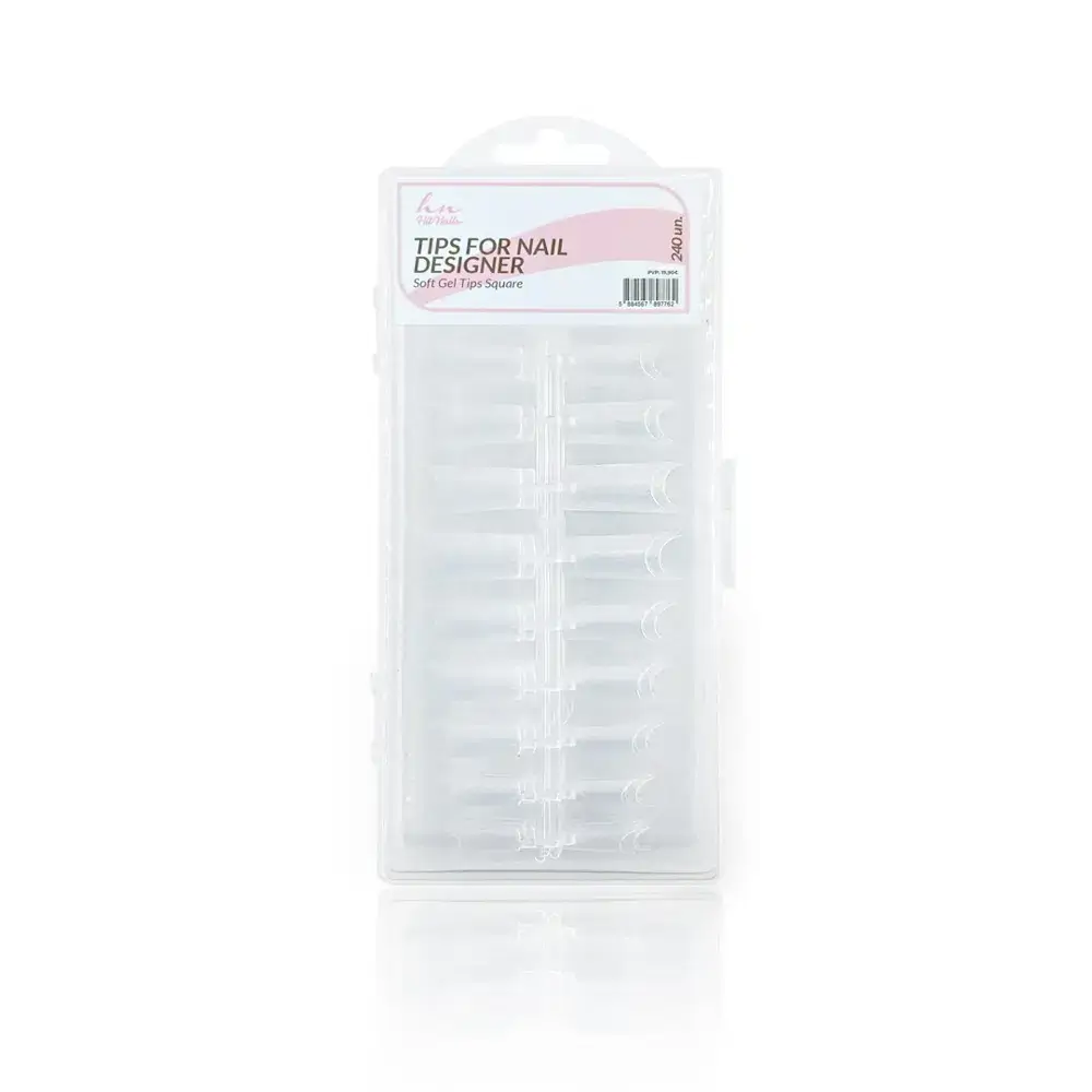Tips en Gel Transparent 240 pcs