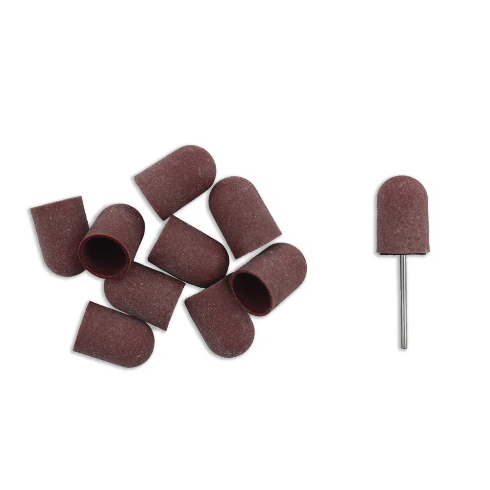 16mm Sanding cap #180 10un. + 1 mandril 