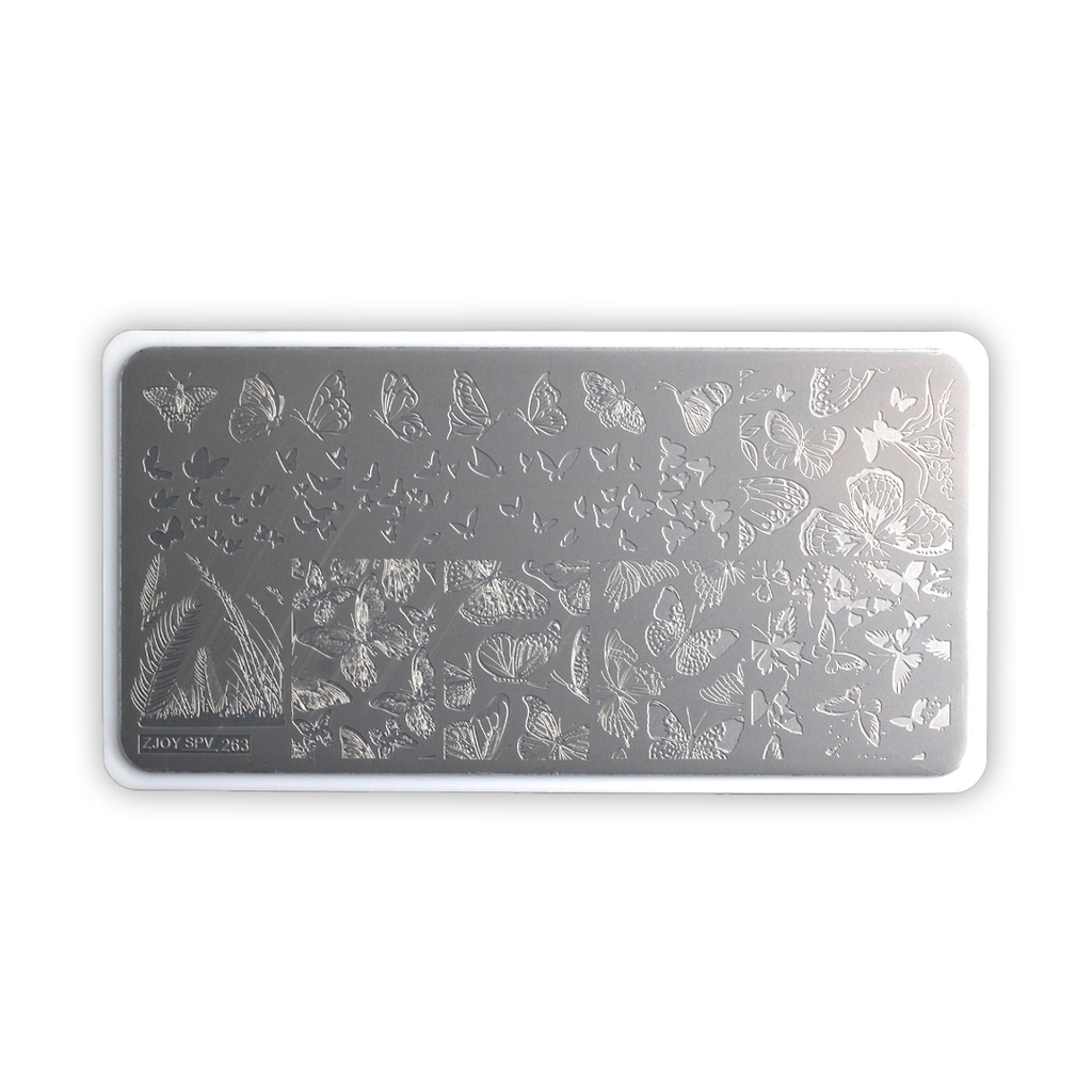 Plaque de Stamping Papillons 01