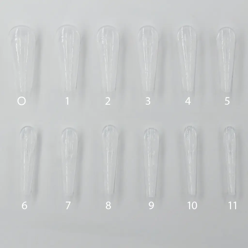 Dual Forms / F1 Molds – Medium Russian Almond Shape with French 120 pcs