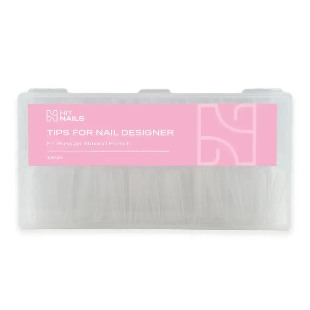 Dual Forms / Moules F1 – Forme Amande Russe Longue avec French 150 pcs