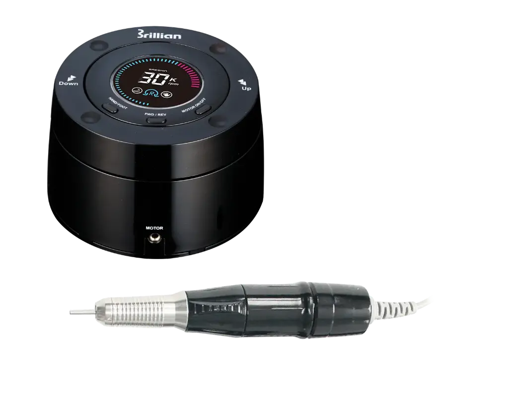 Perceuse professionnelle pour ongles SAESHIN Brillian Black | 30 000 RPM