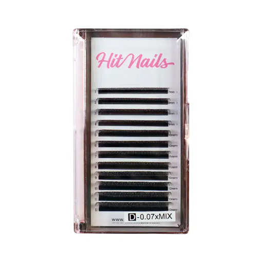 [P.VB.010] Pestanas 3D/Russas D 0,07mm Mix (7 a 13mm) - Type Y
